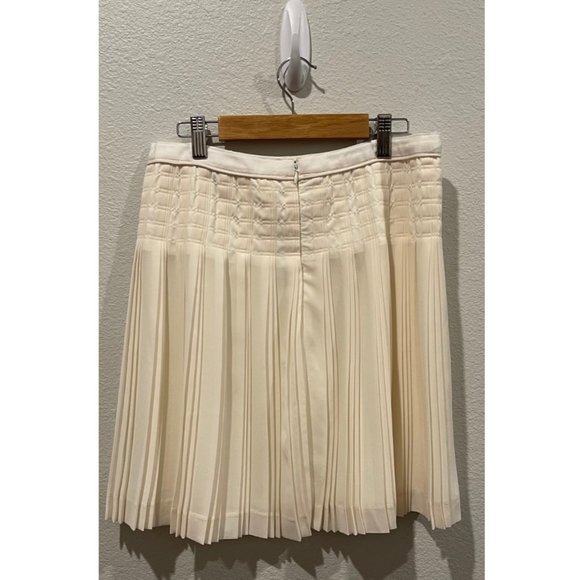 J.CREW Beige Pleated Mini Skirt - Picture 3 of 3